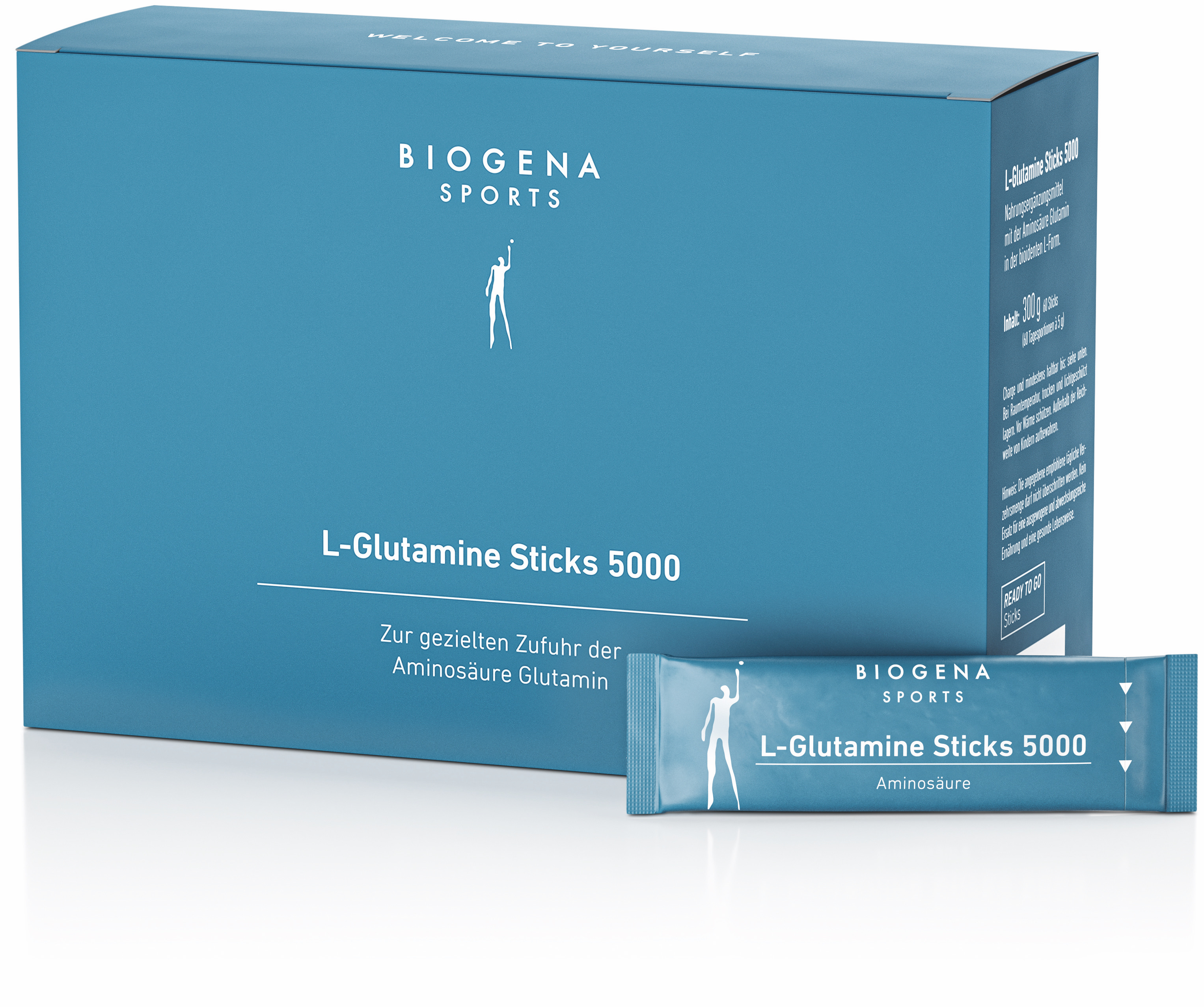 BIOGENA Sports L-Glutamin Sticks 5000 - 60 Stück